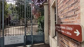 The castle of Monte-Cristo, residence and park of Alexandre Dumas, is located on the hill of Port-Marly., Paris suburb, France. 13 aug 2023