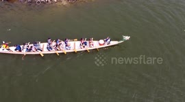 Chinese Bridge Club Holds Dragon Boat Festival in Sao Paulo, Brazil
