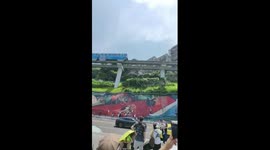Metro line running through residential building becomes tourist spot in China