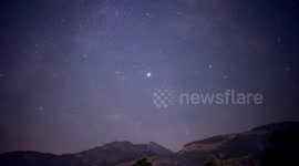 Stunning timelapse reveals showcases Perseid meteor shower in all its glory