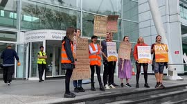 Junior doctors continue their strike over full pay restoration