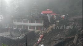 Rescue operation underway after deadly temple collapse in northern India
