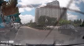 Shocking dashcam footage captures motorcycle collision with pedestrian in Shanxi Province