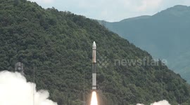 China's Kuaizhou-1A rocket launches five new satellites
