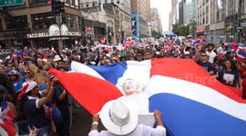 2023 Dominican Day Parade in New York, NY, USA