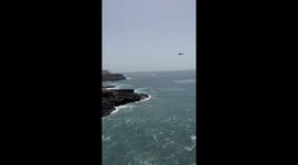 I was videoing what I thought was a rescue from outside my hotel in Tenerife