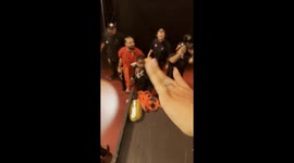 Drake furiously yells at male fan fighting with woman over his towel at LA concert