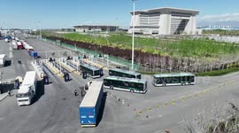 Over 60,000 commercial vehicles exported through border port in China's Xinjiang