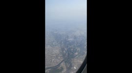 Video of burj khalifa the tallest building on the world that location in Dubai spotted from above