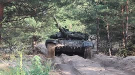 Russia says it took out camouflaged Ukrainian fortifications using T-72B3M tank