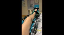 ‘My sore knee at the gym turned out to be CANCER,’ reveals woman, 27 Part 2/3