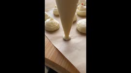 Cookie Artist makes delightful Red Velvet Cookies with Cream and cheese filling
