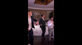 Wild Wedding Dancing Causes Collateral Damage