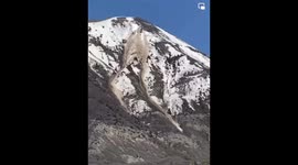 An Avalanche Down The Mountainside