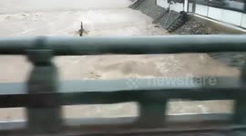 Japan: Rivers Swell As Typhoon Lan Brings Torrential Rain 8