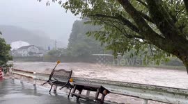 Japan: Typhoon-Related Heavy Rain Causes Flooding In Central Region 4