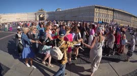 Global enthusiasts gather for the Russian Circle Dance festival