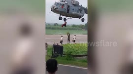 Nearly 500 residents in flooded area in northern India are rescued