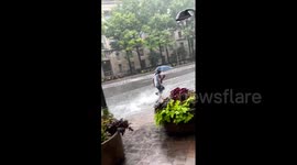 US: Storm Caused Flooding Hits Washington D.C., Commute And Traffic Interrupted