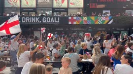 England fans all over the country roar with pride as Lionesses reach first ever World Cup final