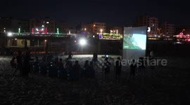 Eco-friendly open-air cinema in Gaza brings joy to Palestinians