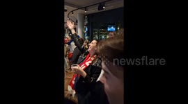 England fans take to Sydney pub to celebrate Women's World Cup semi-final win
