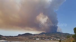 Spain: Tenerife Wildfire Burns Out Of Control