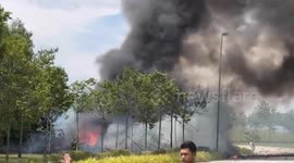 Private jet crashes in Malaysia killing at least 10 people including pilot and passenger