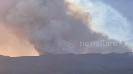 Raging forest fire forces evacuations as blaze engulfs acres of Tenerife's Mount Teide