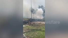 Private jet crashes killing 10 while flying from luxury holiday island in Malaysia