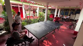 Difable People Celebrate Independence Day in Jakarta, Indonesia