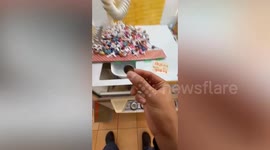 Japanese man baffled when he wins just two lollipops at sweet claw grabber game