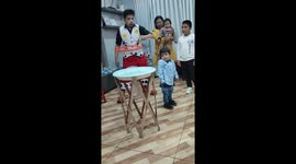 Partygoer Covered In Bubbles