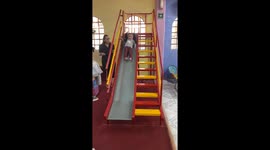 Slide Bump Startles Partygoer