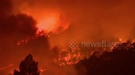 Wildfire continues to spread in Spain's Tenerife island