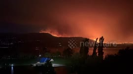 Canada: McDougall Creek Wildfire In West Kelowna Rages, Evacuation Orders In Place