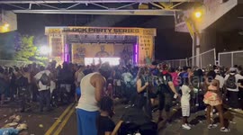People Attend Hip-Hop 50th Anniversary Concert in New York, NY, USA