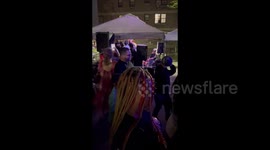 Hip-Hop 50th Anniversary Block Party Takes Place in New York, USA