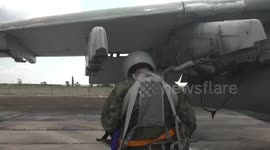 Russia claims it carried out missile attacks with Su-25 fighter jets