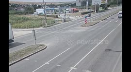 Motorcyclist injured in Volgograd collision after running red light