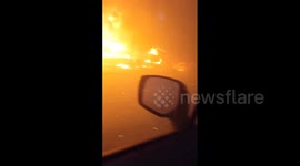 US: Footage Shows Residents In Lahaina Escaping Maui Wildfires