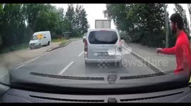 Pedestrian collision in Novosibirsk: heroic first aid after impact and controversial driver reaction