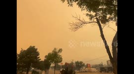 Canada: Hazy Skies Over Kelowna, Neighboring Areas Due To McDougall Creek Fire 2