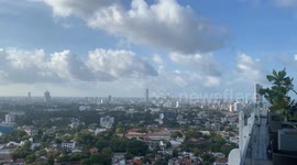 Calming Colombo city center after the crisis one year
