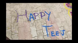 Hariyali Teej was celebrated with great enthusiasm under the joint auspices of Haryana Kala Parishad and social service organization Shri Nar Narayan Seva Samiti with the children of slum huts