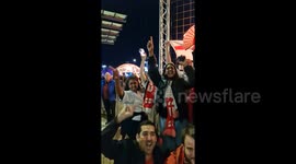 England and Spain fans in good spirits ahead of Women's World Cup final