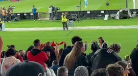 Spain fans go wild as their team takes lead in Women’s World Cup final