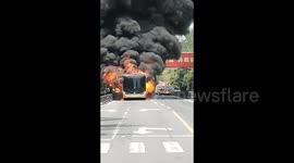 Bus fire caused by lithium battery leaves 2 dead in China
