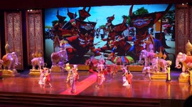 Spectacular show, at Nong Nooch Tropical Garden, Pattaya, Thailand, a must experience for visitors to this beautiful country.