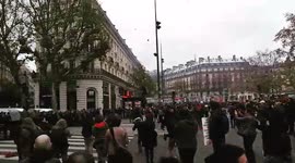 COP21 protest at Place de la République, Paris, France